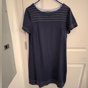 Brooks Brothers Navy Casual Cotton Dress